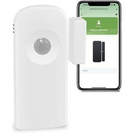 OUVOPO Smart WiFi Door Window Contact and Motion Sensors for Home Security App Alexa