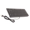 Computer Keyboards Ergonomic Design UltraThin Mini Durable Wired 78 Keys