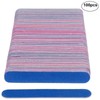 Nail Files, Faburo 100 Pcs Disposable Nail File 180/240, Double