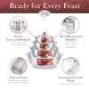 Alpine Cuisine Durable Hot Pot Caldero Set, Versatile for Stew,