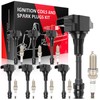 OCPTY 8 Ignition Coils with 8 Iridium Spark Plugs Compatible