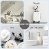Conair Travel Smart 13 Piece Clear Toiletry Bottle Set with