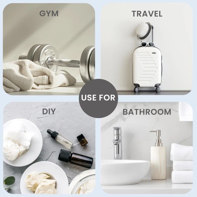 Conair Travel Smart 13 Piece Clear Toiletry Bottle Set with