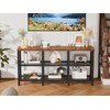 Furologee TV Stand, Small TV Console Table with 3-Tier Storage