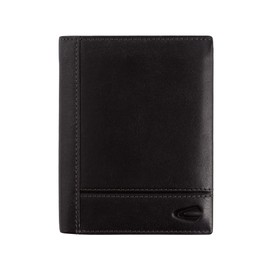camel active Tokyo Herren Geldbörse Hochformat Leder Mittelgroß Schwarz