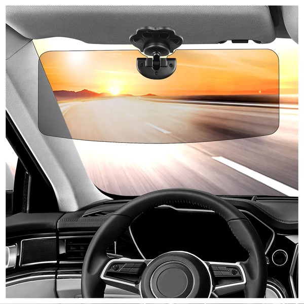 Polarized Sun Visor for Car,Anti-Glare Sun Visor Extender for Car