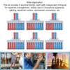 6 Uds Conector de Cable de Palanca 2 en 8