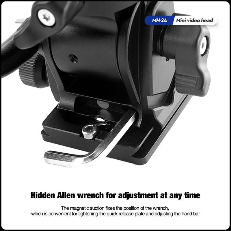 Fotopro Ball Head Video Fluid Head Pan Tilt Head with