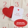 Eersida Valentine's Countdown Calendar Canvas Pocket Valentine Advent Calendar Valentine's