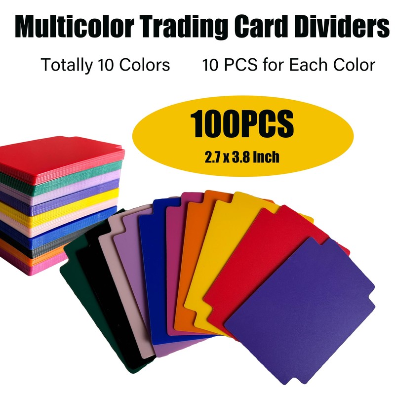 BetLight Card Dividers for Trading Cards, 7 x 9.6 cm,