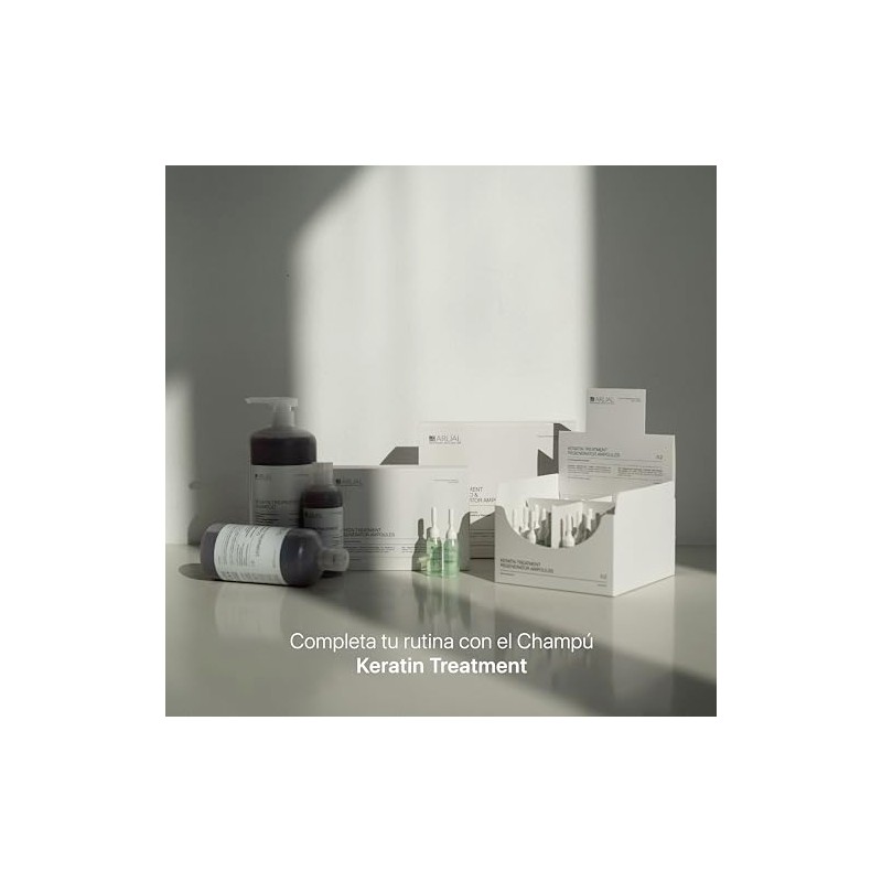 ARUAL Ampolletas Anticaída Para Cabello con Queratina Tratamiento Regenerador Fortalecedor