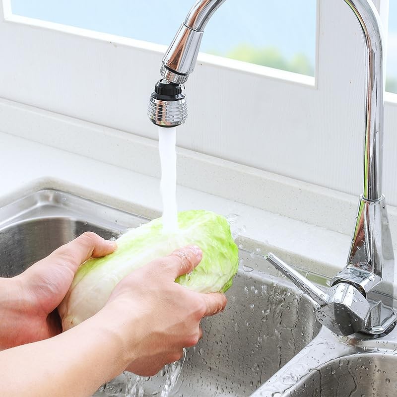Ceeyoll 360 Degree Rotating Tap Aerator Rotatable Water Saving Tap