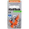 iCellTech Size 13 Hearing Aid Batteries (6 batteries)