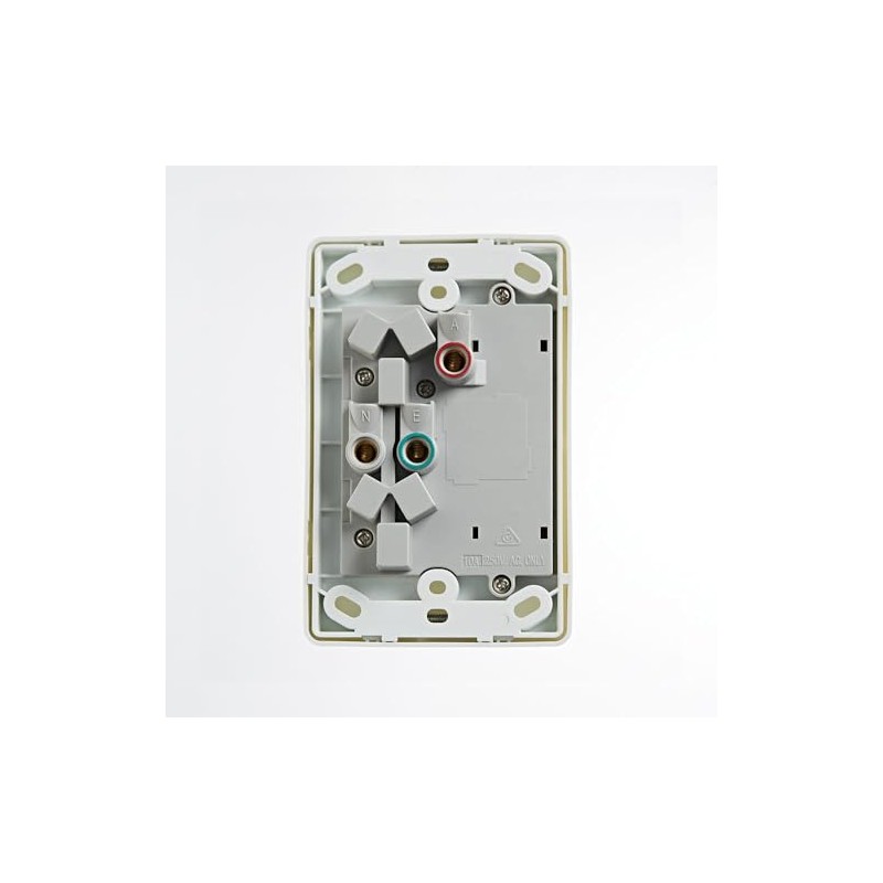 4C | Classic Double Power Point 250V 10A - Vertical