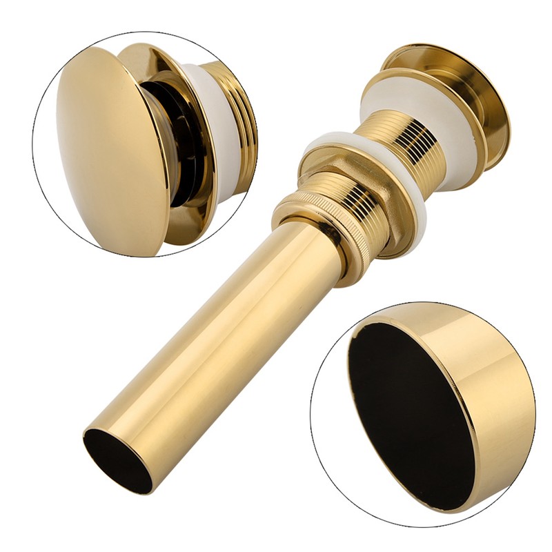 G1 1/4" Brass Bathroom Basin Sink Pop Up Drain Assembly