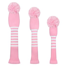 Scott Edward Knit Golf Headcovers Fits Well Driver(460cc) Fairway Wood and Hybrid(UT) for Woods Set of 3 The Perfect Change for Golf Bag