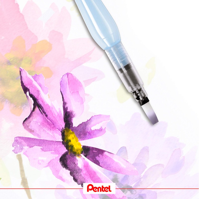 Pentel Arts Aquash Water Brush, Small Brush, Fine Point Tip,