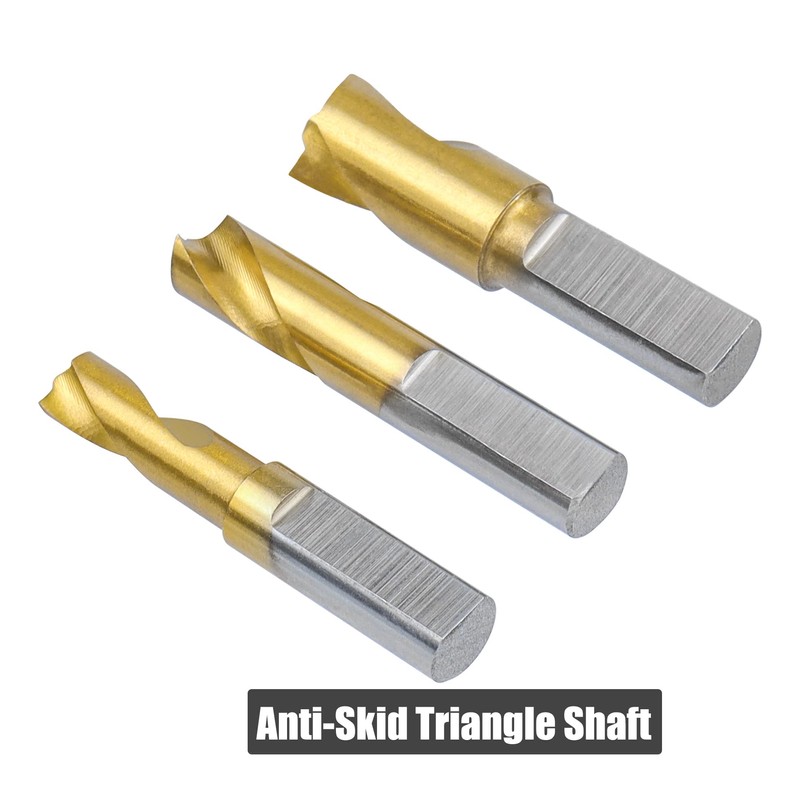 Yakamoz 3Pcs Spot Weld Drill Bit Set CO Cobalt Spot