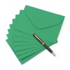 30Pcs Green Premium Envelopes,6.4 x 4.5 inches.