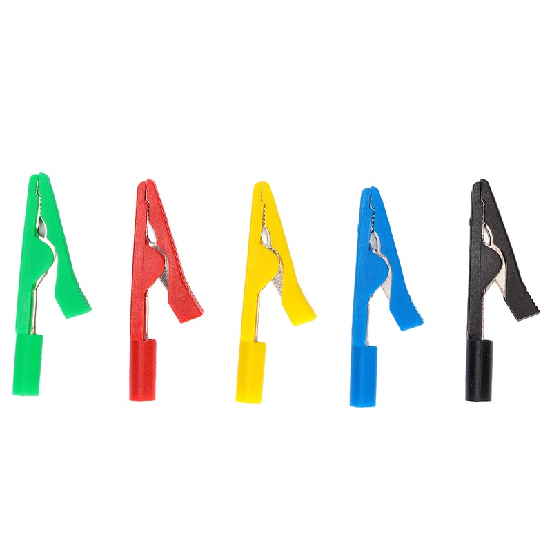 Electrical Wire Test Clips Clamps 30V‑60V Maximum10A 6mm/0.24in Open for