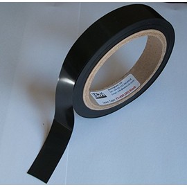 Nahtabdichtungsband WBM FX-420 - Hot Melt - Wasserdichte PVC-beschichtete Textilien - Reparaturband - 20 Meter - gelten mit Bügeleisen (schwarz, 20 mm Breite)