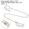 sourcing map Toilet Flappers Chain, 30cm Toilet Handle Lever Lift