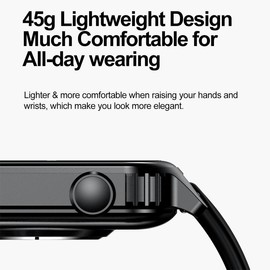 ANCwear sports smartwatch for Android iOS,fitness tracker,heart rate and oxygen monitoring,mobile app monitoring,Bluetooth calling and music playback Wearable Smartphone