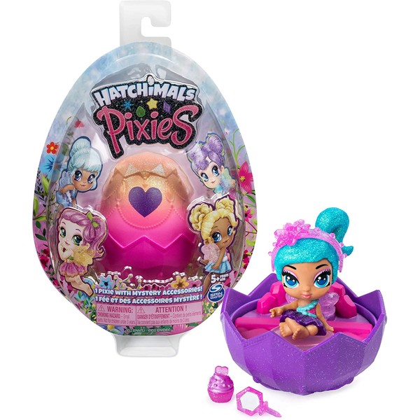 Hatchimals Pixies, 2.5-Inch Collectible Doll and Accessories (Styles May Vary), for Kids Aged 5 and Up