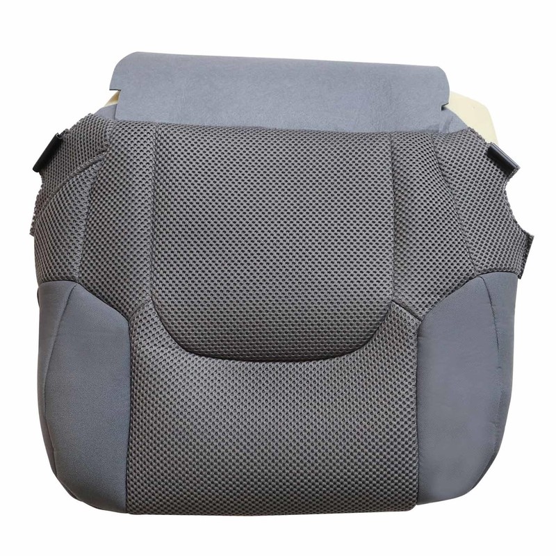 NLQR Front Passenger Side Bottom Replacement Seat Cover Cloth Gray