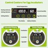 Quail Egg Incubator for Hatching 40 Quail Eggs with Automatic