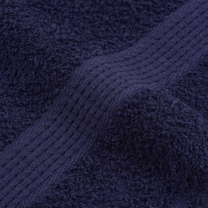 vidaXL Flannel Set of 4 Navy Blue 30 x 30