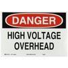 Brady 84895 Self Sticking Polyester Electrical Hazard Sign, 7" X