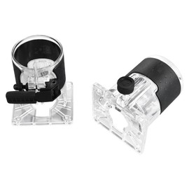 Wooden Router Base 2PCS Woodworking Trimming Base Transparent Shell Milling Machine Base Electric Trimmer Machine Base Power Tool Accessories