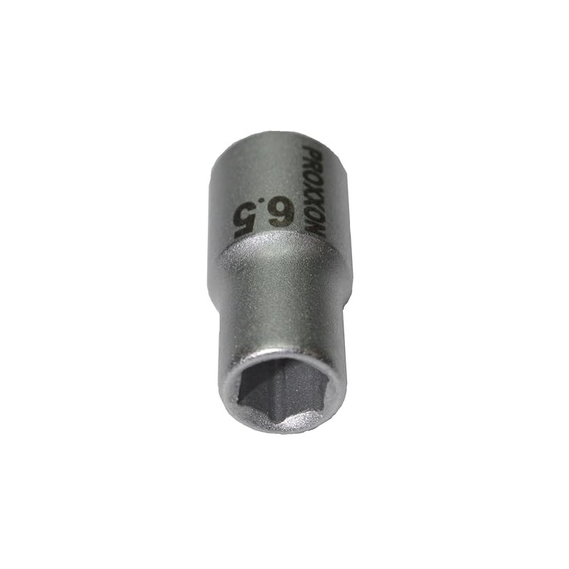 PROXXON 23715 Socket Spanner Insert/Socket 6.5 mm Drive 6.3 mm