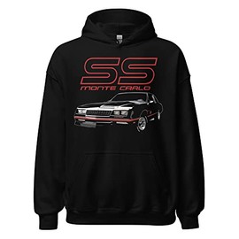 JG Infinite 1987 Chevy Monte Carlo SS Classic car Club Custom Hoodie Black