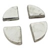 Teramico Saucer Feet for Flower Pots/Planters Blue Anthracite White Stoneware