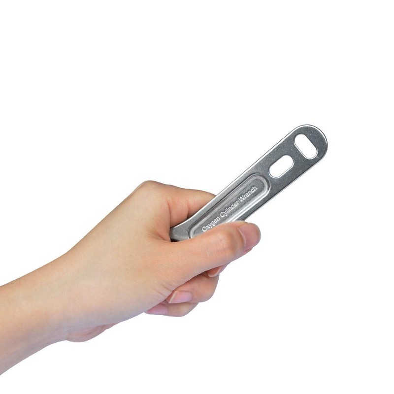 iGuerburn Small Heavy Duty Metal Oxygen Cylinder Tank Wrench O2