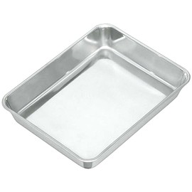 AG 18-8ステンレス 角バット 295x230xH48mm 15枚取