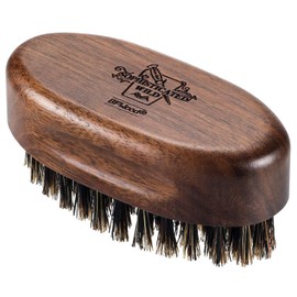 BFWood BFWood Small Travel Beard Brush - Natural Boar Bristles with Black Walnut Wood