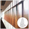PREMJCROY 20 Pcs Blind Hold Down Brackets Plastic Blind Rail