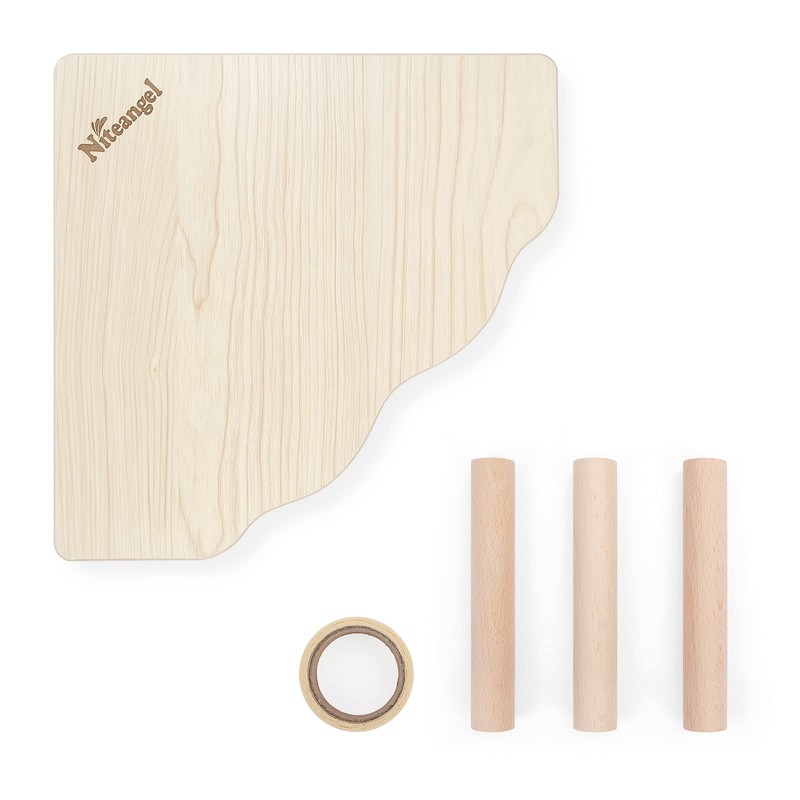 Niteangel Hamster Play Wooden Platform for Dwarf Syrian Hamsters Gerbils