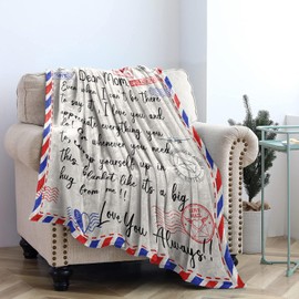 BXZWLK Gifts for Mom, Anniversary Birthday Gift for Mom, to My Mom Blanket Gift from Daughter Son, Super Soft Flannel Blankets for Christmas Valentines Day 60"x50"