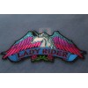 Ivamis Lady Rider Unicorn Biker Patch - 5x2.5 inch -