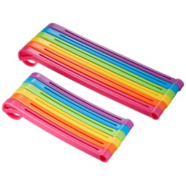 Say Stingray (Seiei) Long Clip Pitta Rainbow Big & Small 18367 Set of 12 