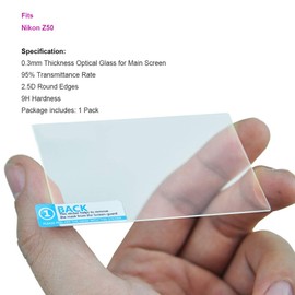 JJC Ultra Thin Screen Protector for Nikon Z50 Mirrorless Camera