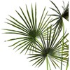 Nearly Natural Fan Palm Indoor/Outdoor UV Resistant Tree, 7'