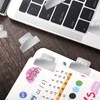 72 Pieces Adhesive Monthly Stickers Monthly Planner Index Tab Decorative