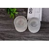 AMOYSTONE Selenite Tealight Holders Natural Crystal Candle Holders Decorative Tealight