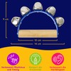 A-STAR BEL05P Plastic Hand Bell with 5 Bells - Purple