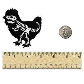 Kolorspun Parche de dinosaurio de pollo - Parche táctico de moral de gancho y bucle